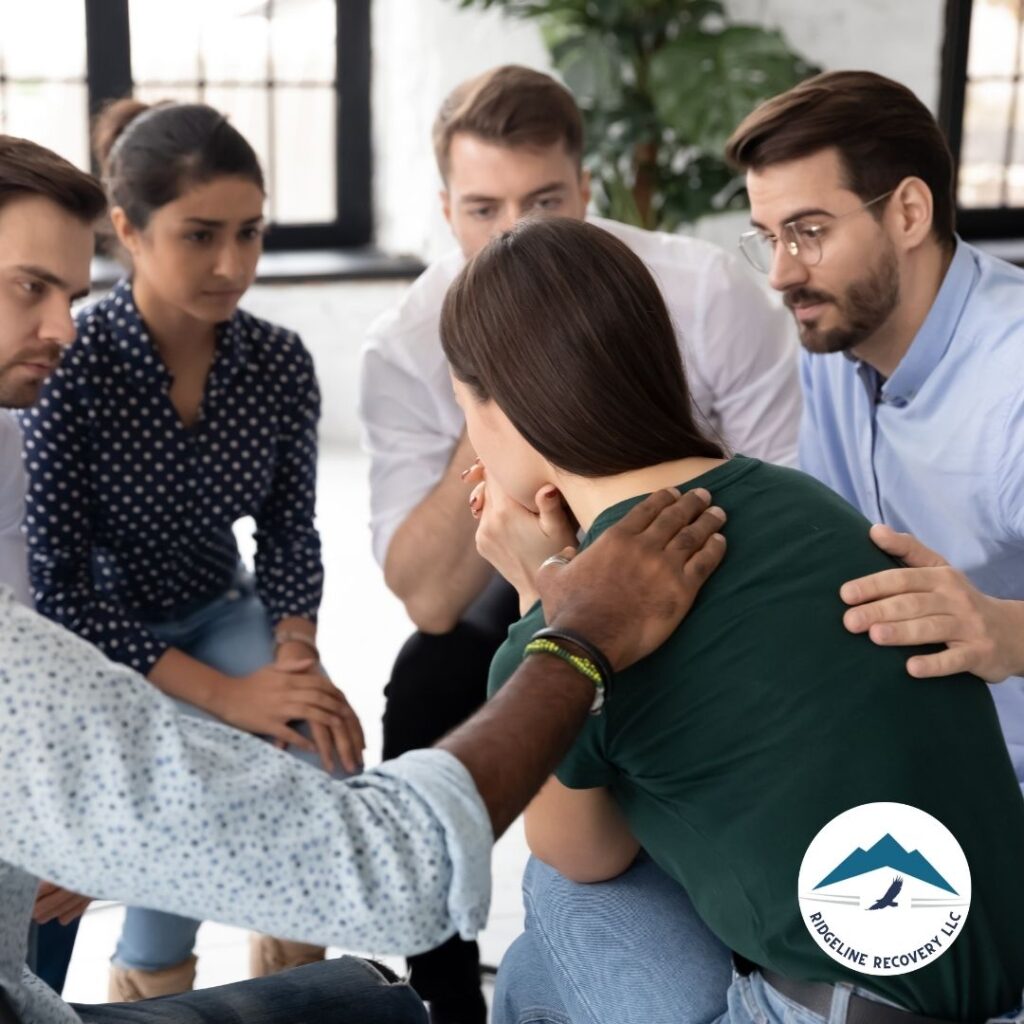 A mindfulness workshop teaching stress reduction techniques at the best addiction treatment Columbus program.