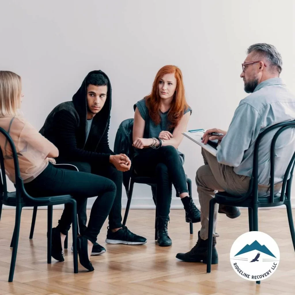 Group therapy sessions about mental health and addictions, Addiction Therapy