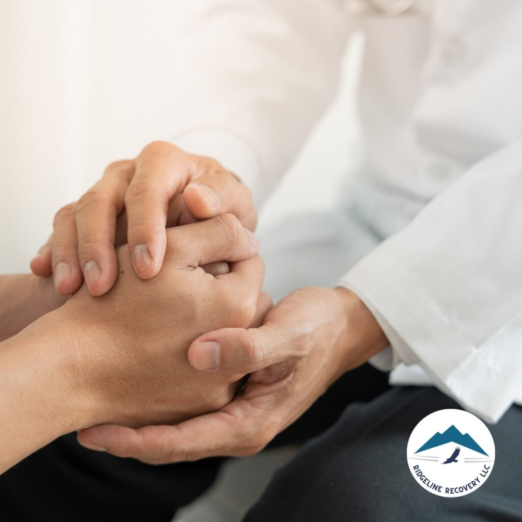 A mental health professional discussing treatment options with a client, emphasizing personalized mental health services near me.