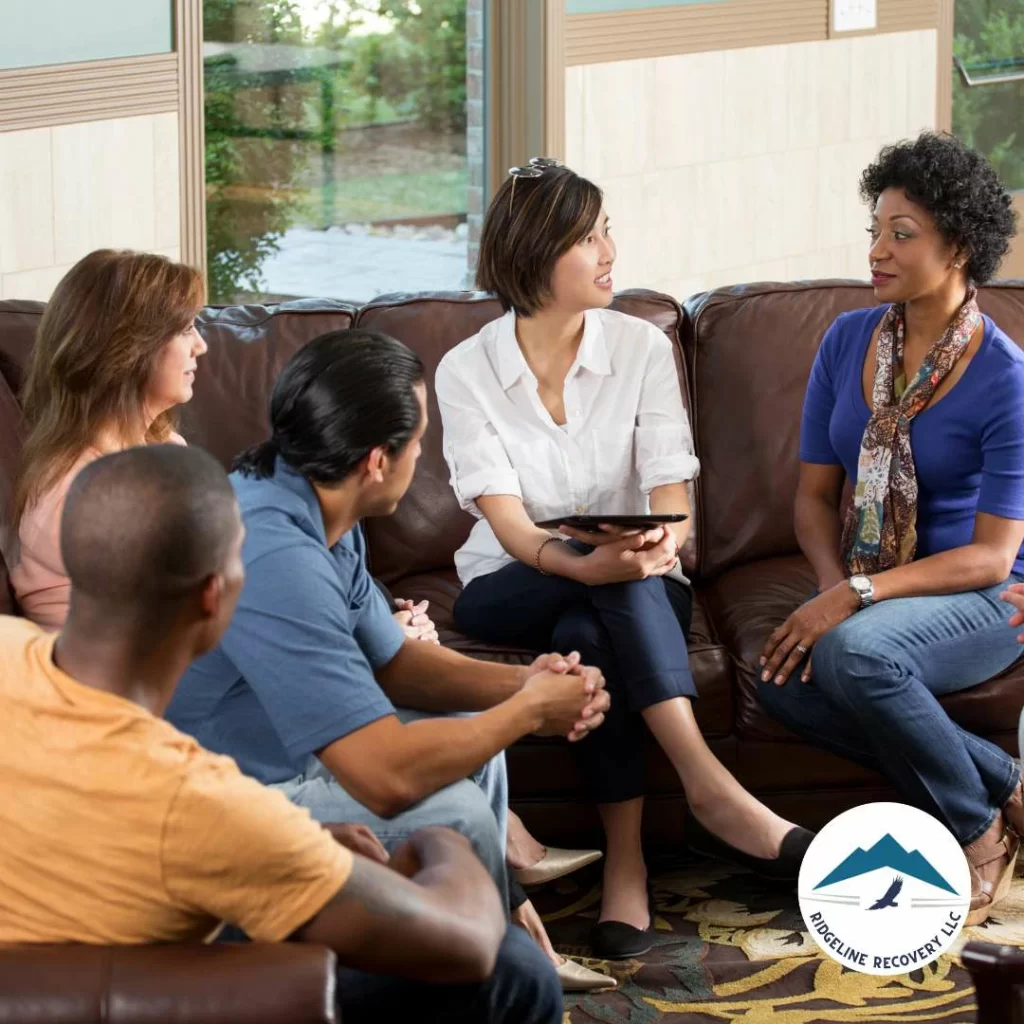 A cozy therapy room filled with motivational quotes, illustrating the welcoming atmosphere of addiction therapy services in Ohio.