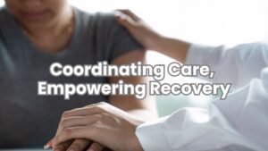 Case manager in Ridgeline Recovery Columbus supporting addiction and mental health recovery with hands-on guidance.
