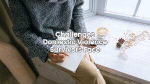 A survivor journaling during recovery therapy as part of domestic violence support in Columbus, Ohio.