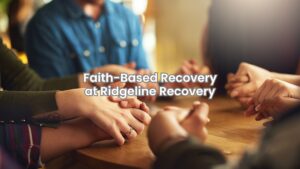 A faith-based recovery group in Columbus meeting inside a spiritual community space.