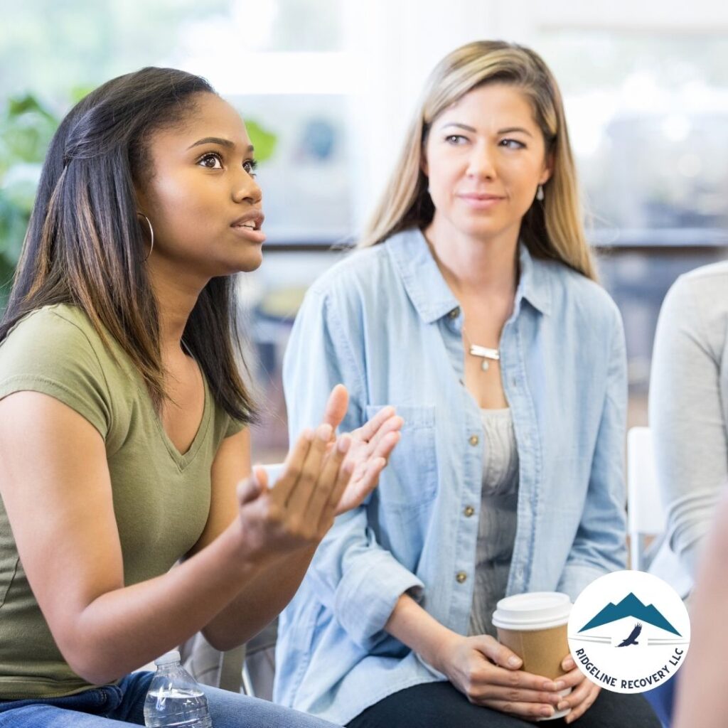 A counselor leading a faith-based recovery session at an addiction treatment center in Columbus, integrating spiritual support into the treatment process.