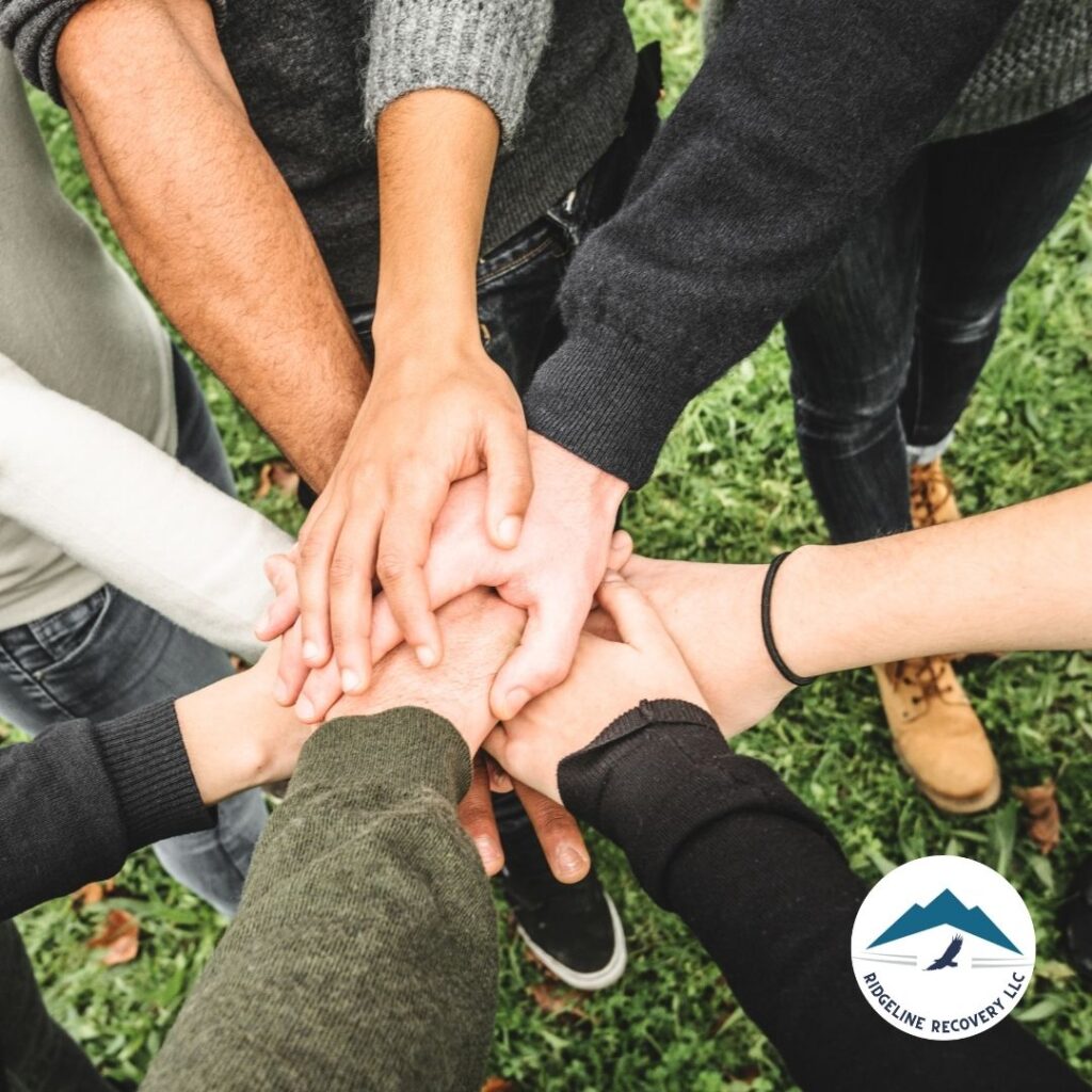 A group therapy session for individuals undergoing Addiction Therapy for dual diagnosis, showcasing a supportive environment.