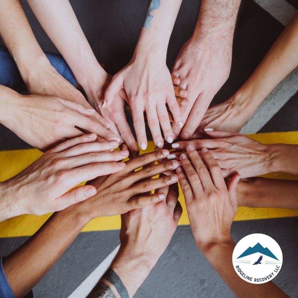 A group therapy session in progress at mental health clinics near me, fostering community support.