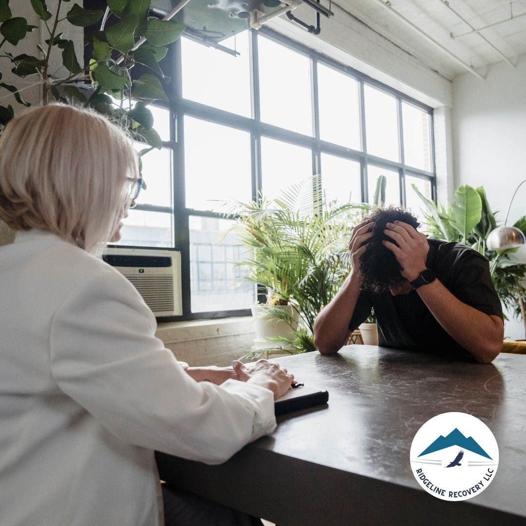 A medical professional administering medication-assisted treatment for heroin addiction as part of Addiction Therapy.