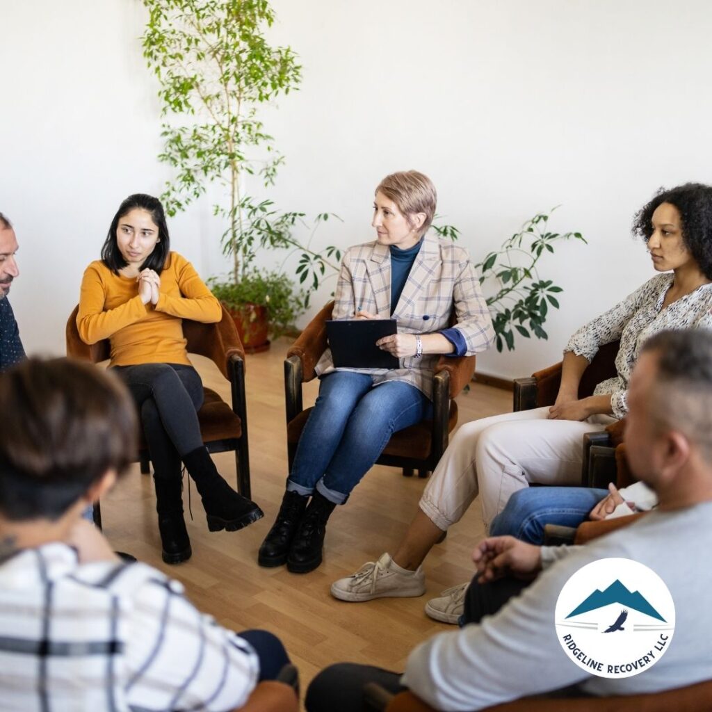 Group therapy in Addiction Treatment Columbus, fostering community support for sustained recovery.