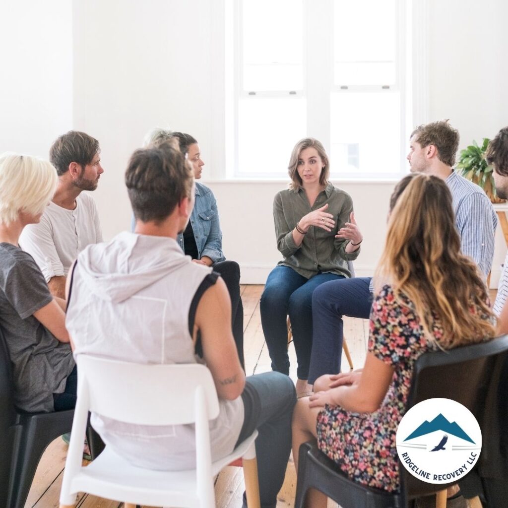 Group therapy at addiction treatment Columbus, providing a supportive environment for overcoming addiction.