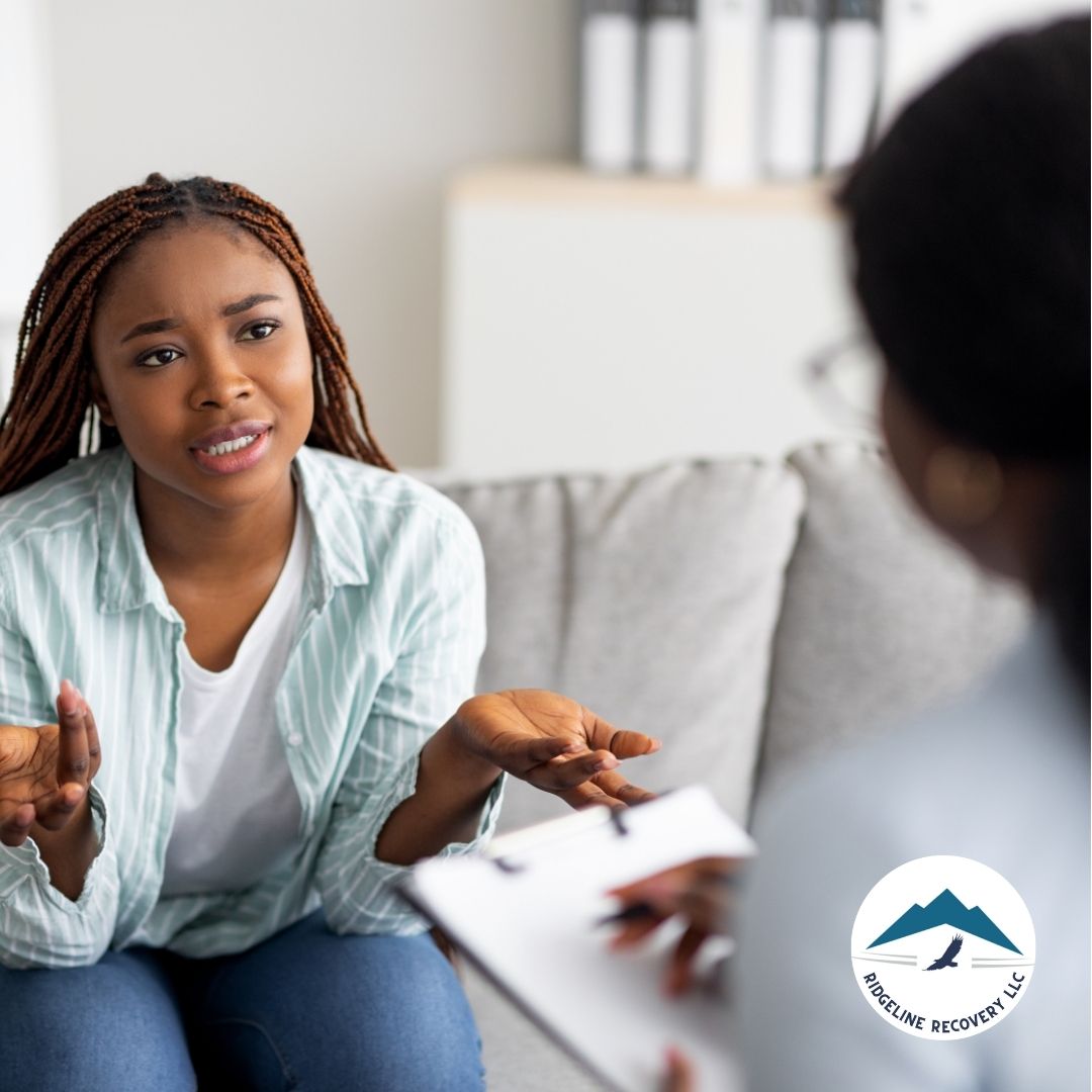 An individual confidently navigating resources for addiction recovery near me, with a focus on straightforward information.