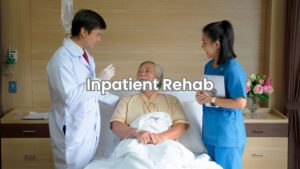 Private inpatient rehab room at a treatment center in Columbus, Ohio.