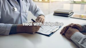 A patient in a consultation room speaking with a doctor about their drug and alcohol addiction and recovery options.