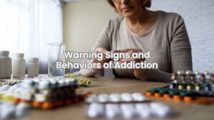 A woman dealing with various addictive substances that contribute to her drug and alcohol addiction.