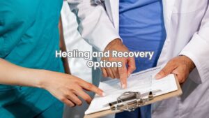 A doctor and nurse collaborating to create a treatment plan for a client with drug and alcohol addiction.